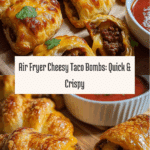 Irresistible Air Fryer Cheesy Taco Bombs Recipe