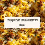 Plate the pasta with Alfredo sauce and place a crispy chicken breast on top Recipe