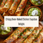 Crunchy Oven-Baked Chicken Taquitos Recipe