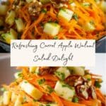 Carrot Apple and Walnut Salad Recipe