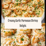 Creamy Garlic Shrimp With Parmesan Recipe