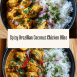 Spicy Brazilian Coconut Chicken: A Flavorful Delight Recipe