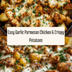Garlic Parmesan Chicken and Potatoes Recipe