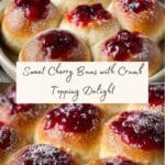Sweet Cherry Filled Buns Recipe