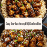 One-Pan Bold Honey BBQ Chicken Rice Recipe