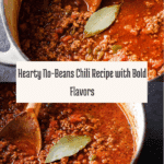 No Beans Chili Recipe