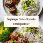 Teriyaki Chicken Meatballs Recipe