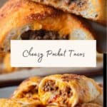 Loaded Cheesy Pocket Tacos Recipe