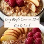 Maple Cinnamon Steel Cut Oatmeal Recipe