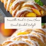 Peach Cream Cheese Braided Danish Recipe