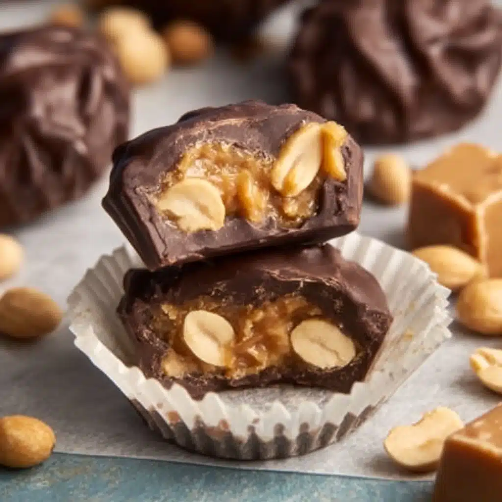 Salted Peanut Caramel ClustersIngredients Recipe - Recipe Image