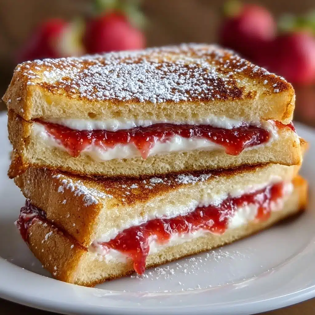 Fried Strawberry Cheesecake Sandwiches Recipe - Recipe Image