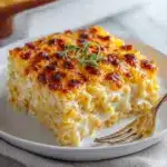 Transfer mixture to a greased casserole Recipe