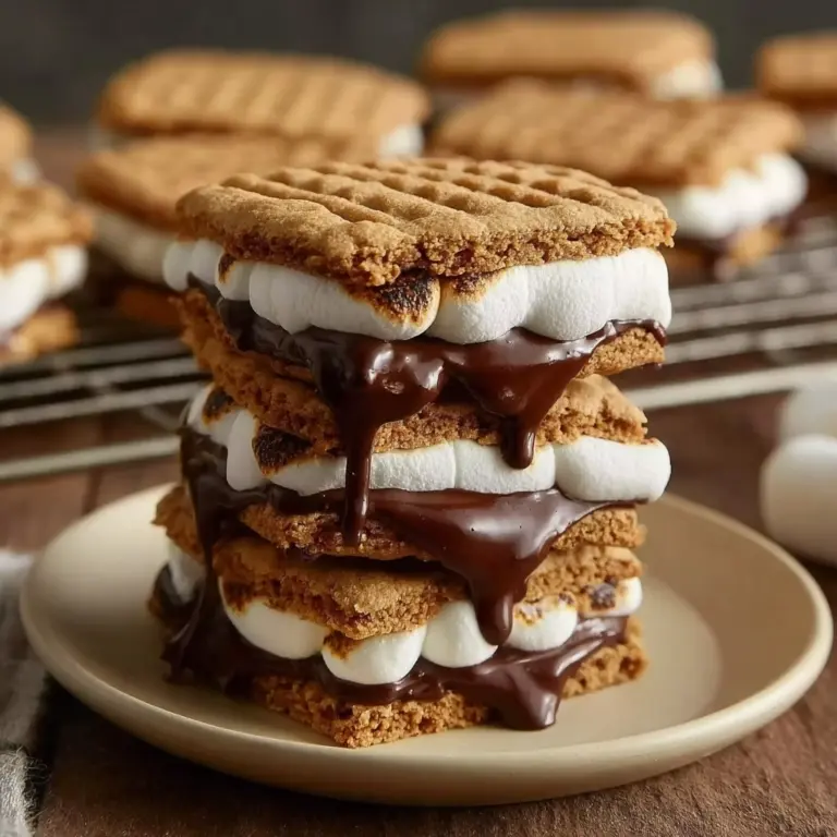 Peanut Butter S’mores Sandwich Cookies Recipe