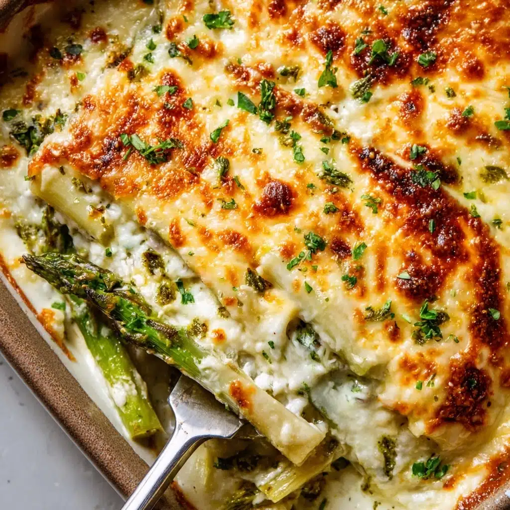 Cheesy Asparagus Casserole Recipe - Recipe Image