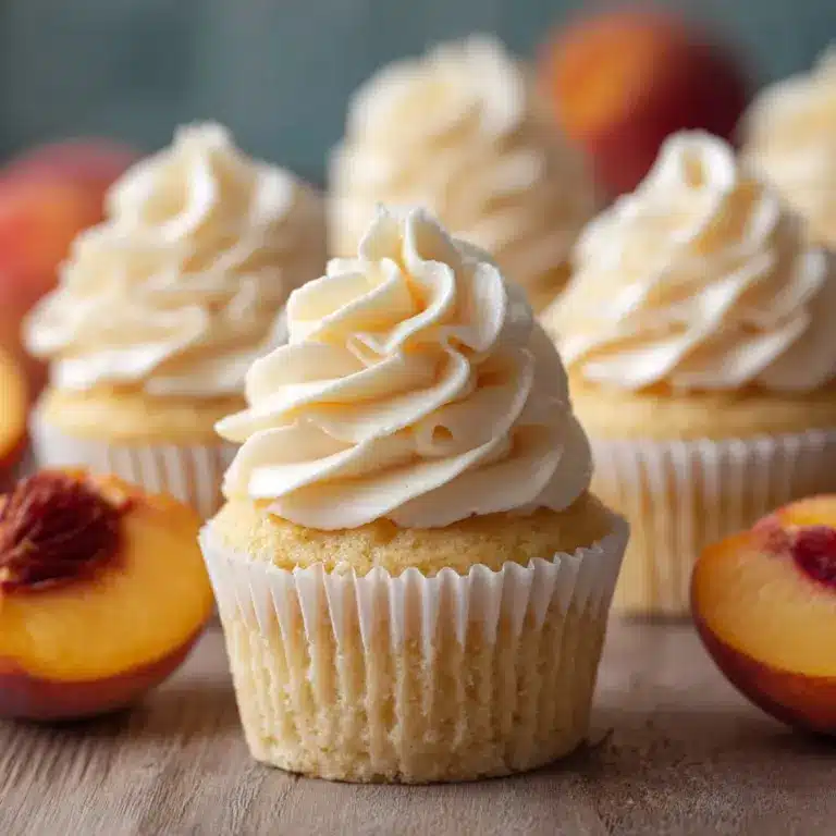 Honey Peach Cream Cheese Cupcakes Recipe