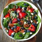 15-Minute Strawberry Spinach Salad Recipe