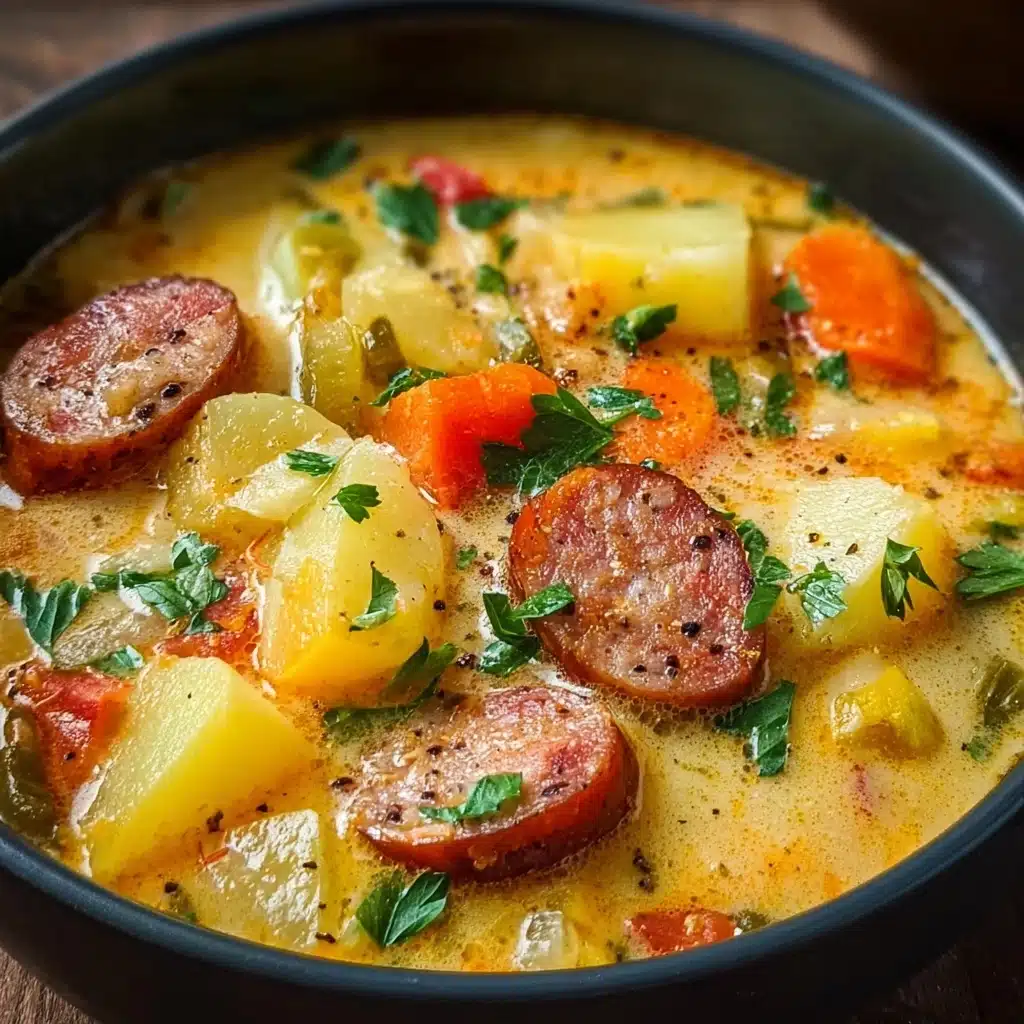 Slow Cooker Cajun Potato Soup Recipe - Recipe Image