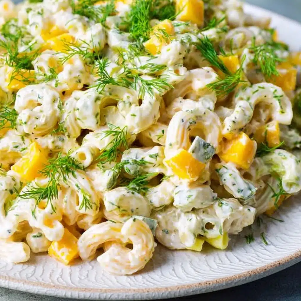 Dill Pickle Pasta Salad Recipe - Recipe Image
