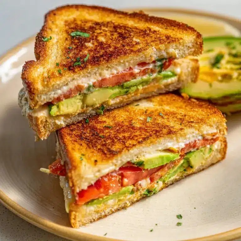 Chicken Avocado Melt Sandwich Recipe
