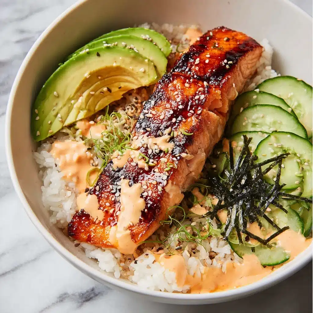 Baked Salmon Sushi Bowl Recipe