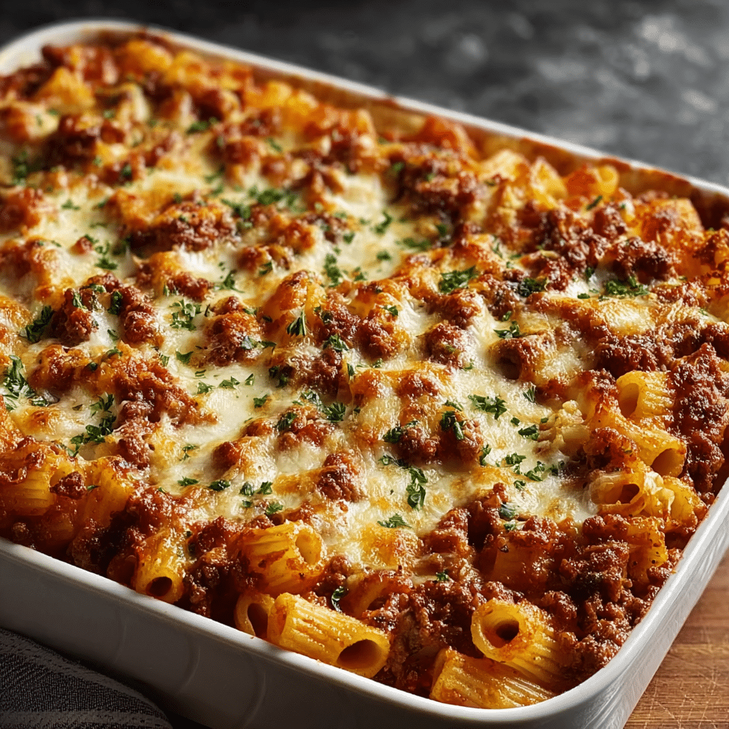 Layer half the cooked pasta in the baking dish Recipe - Recipe Image