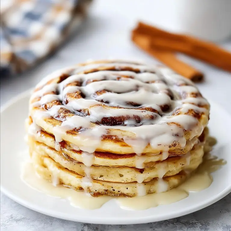 Cinnamon Roll Pancakes Recipe
