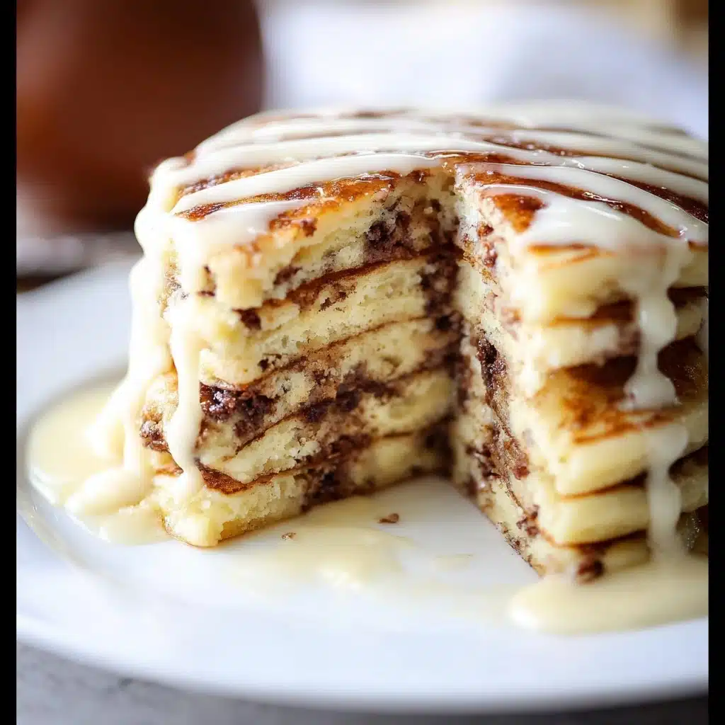 Cinnamon Roll Pancakes Recipe - Recipe Image