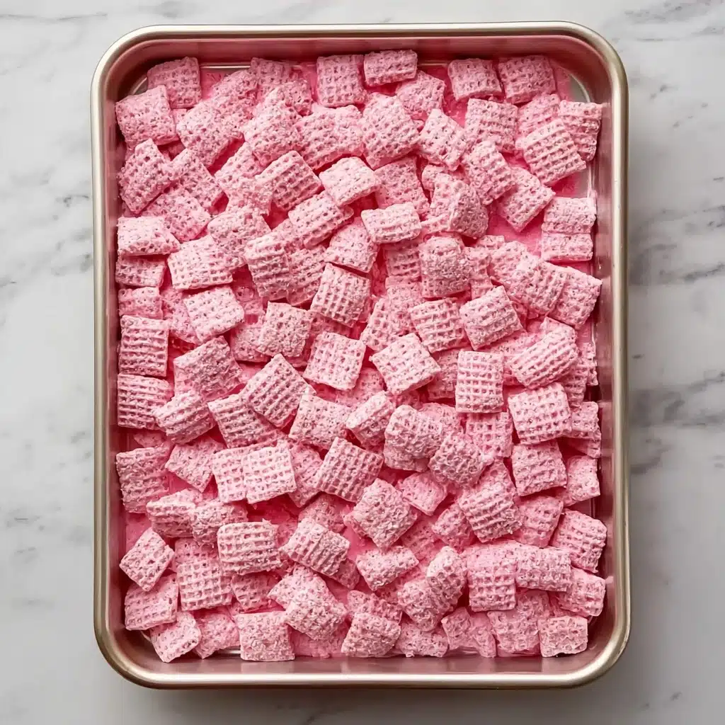 Easy Strawberry Shortcake Puppy Chow Recipe - Recipe Image