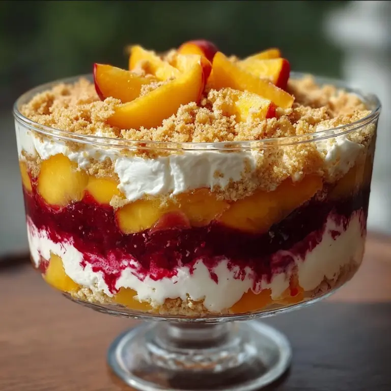 Peach Cobbler Trifle Recipe