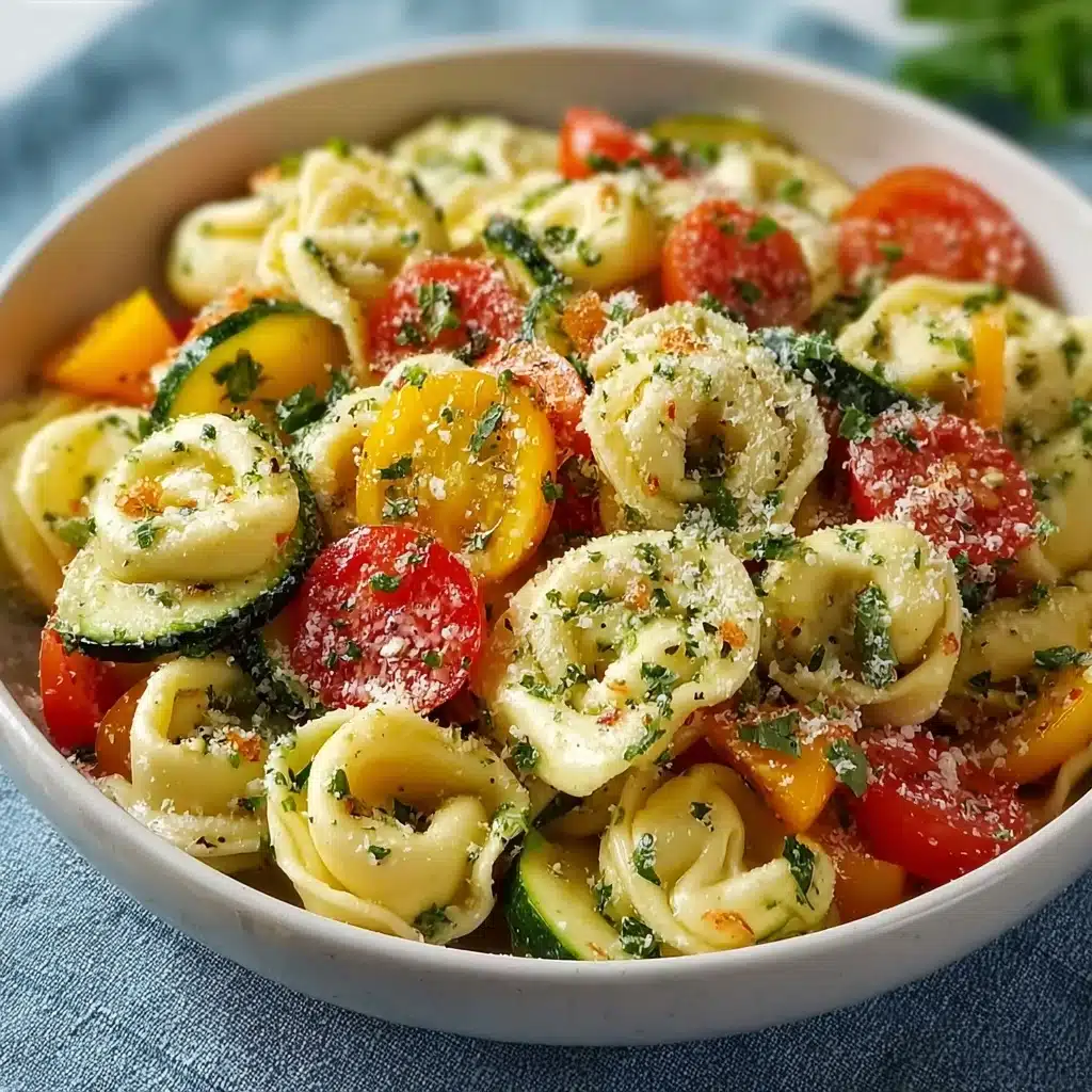 Tortellini with Summer Veggies Recipe - Recipe Image