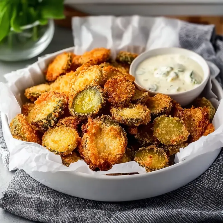 Crispy Fried Pickles Recipe
