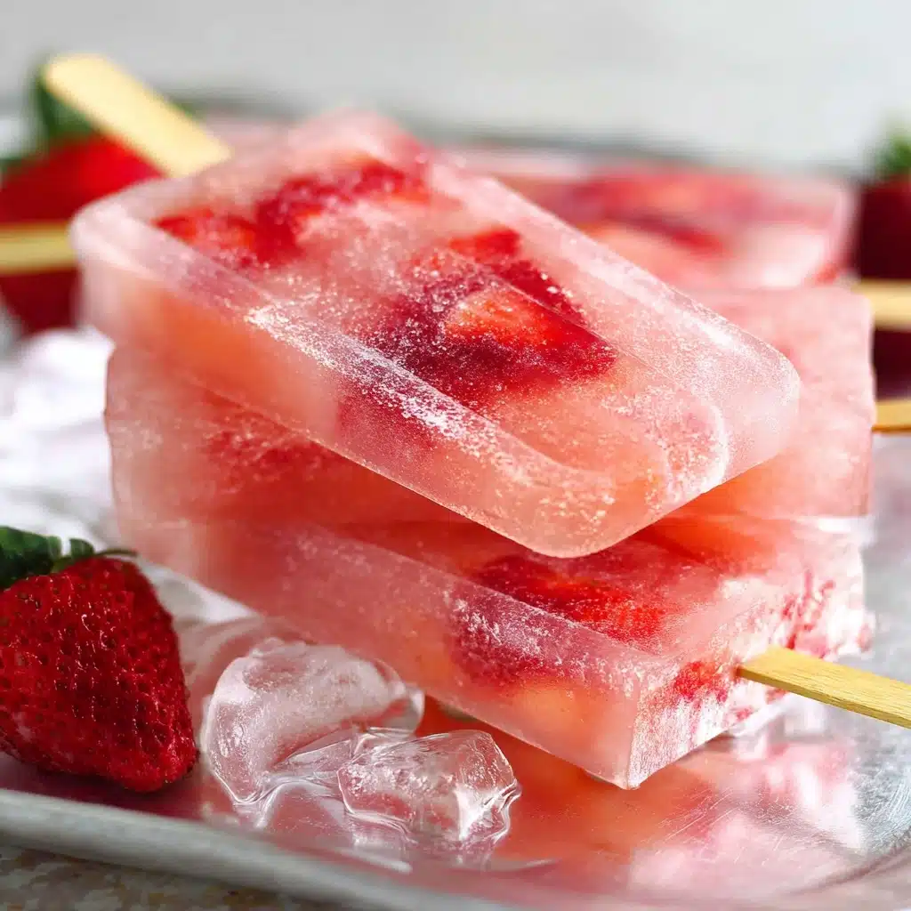 Strawberry Lemonade Popsicles Recipe