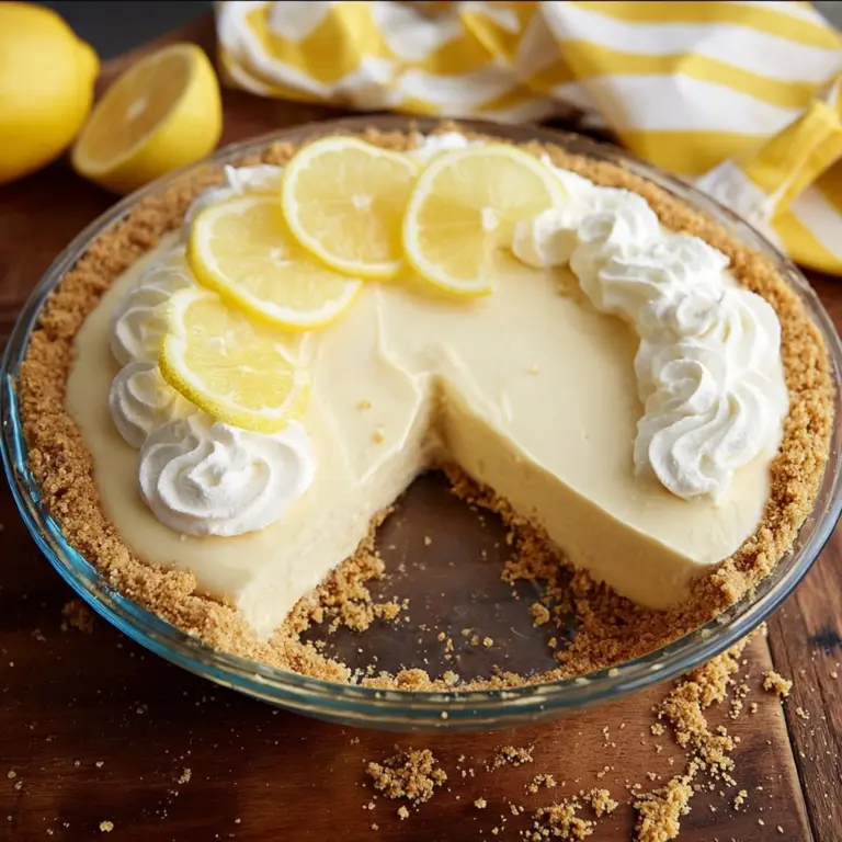 Easy Lemon Cream Pie Recipe