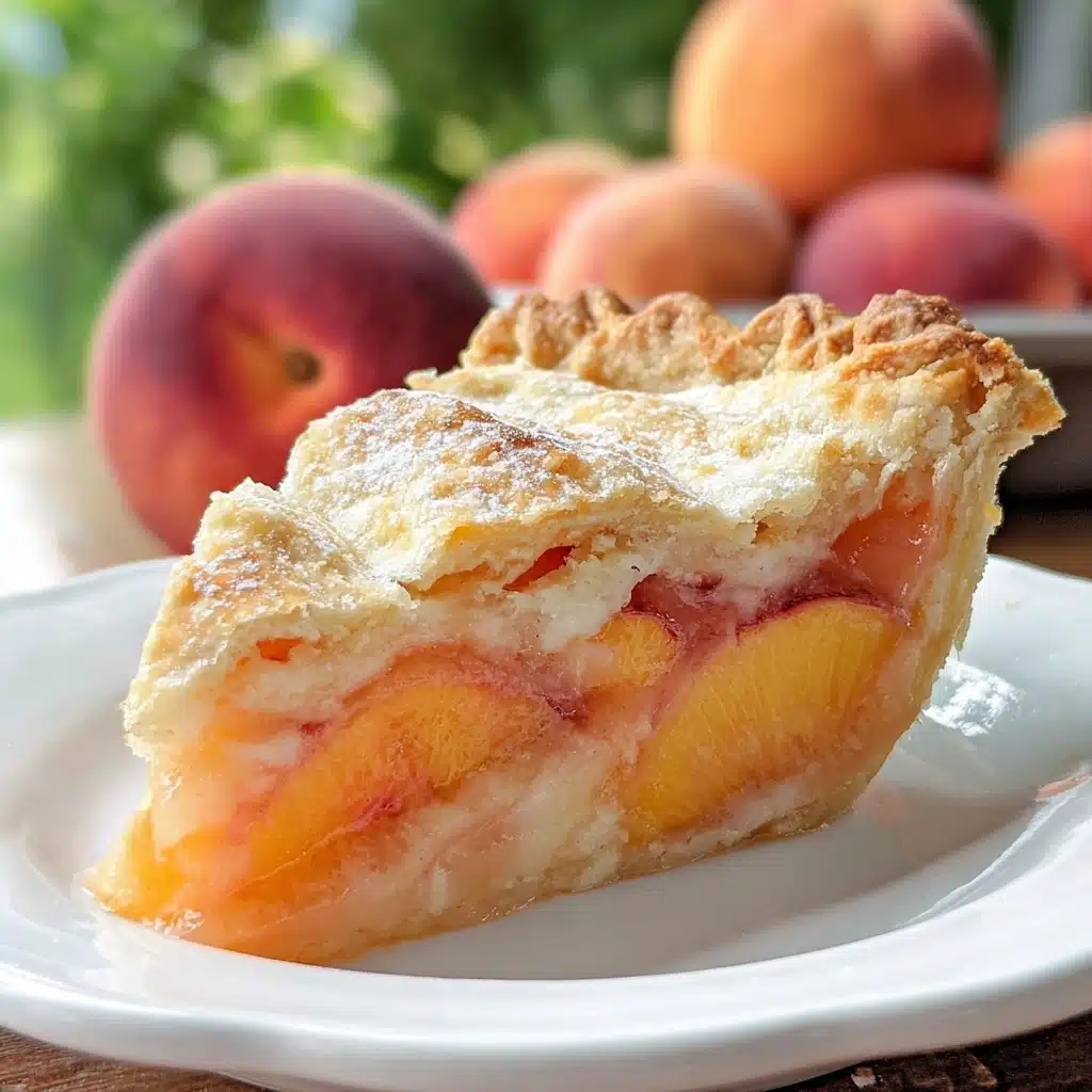 The Perfect Peach Pie Recipe - Recipe Image