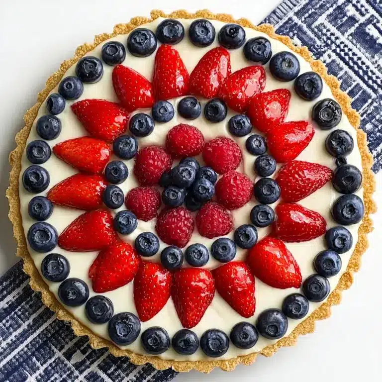 4th of July Fruit Pizza Recipe