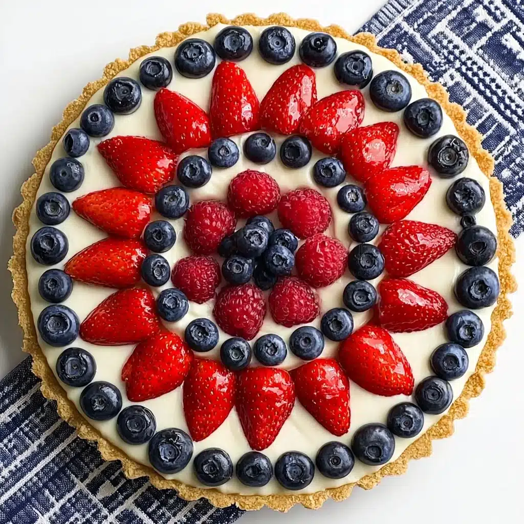 4th of July Fruit Pizza Recipe