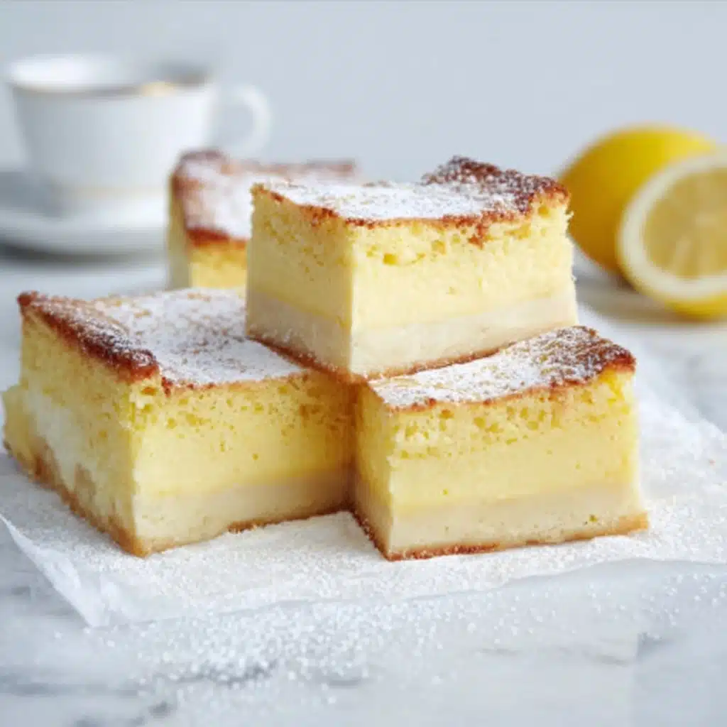 Lemon Custard Cake Recipe - Recipe Image