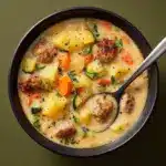 Slow Cooker Cajun Potato Soup Recipe