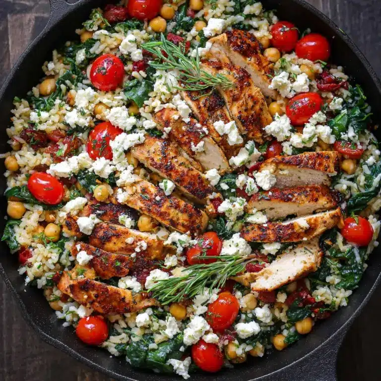 Greek Chicken and Lemon Rice Recipe