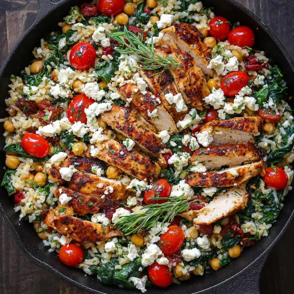 Greek Chicken and Lemon Rice Recipe - Recipe Image