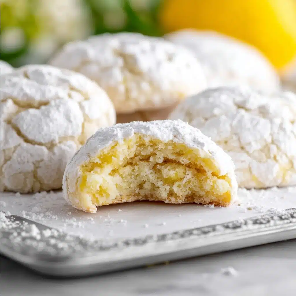Lemon Crinkle Cookies Recipe - Recipe Image
