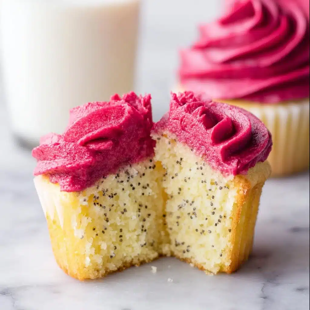 Lemon Poppy Seed Cupcakes Recipe - Recipe Image