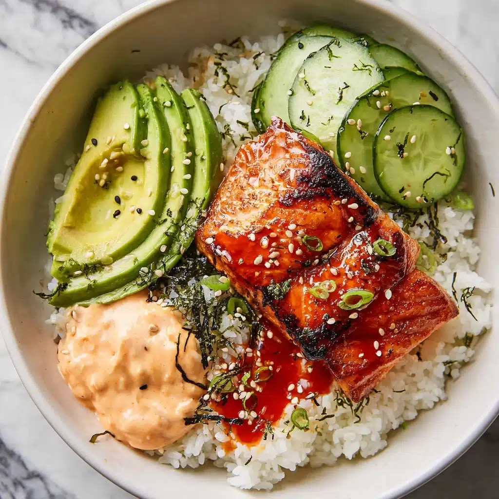 Baked Salmon Sushi Bowl Recipe - Recipe Image