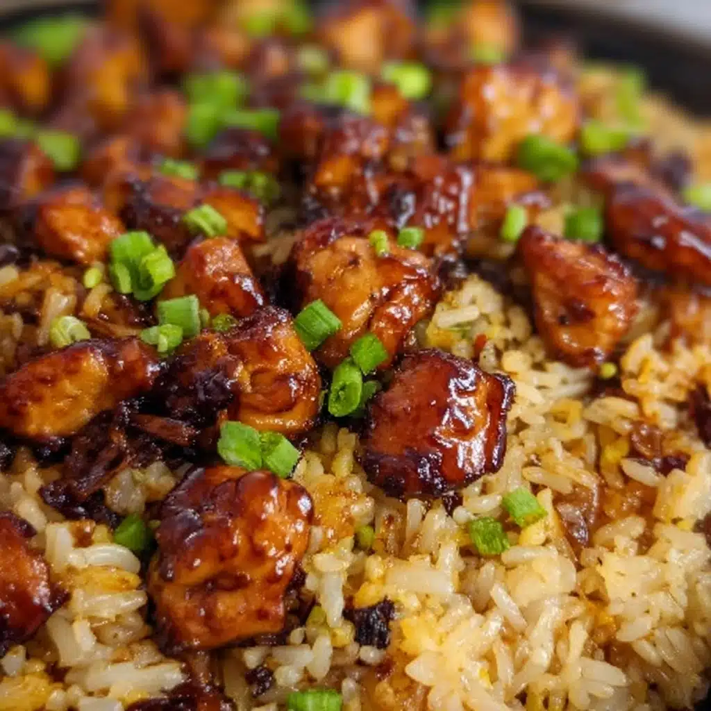 Honey BBQ Chicken Rice Recipe - Recipe Image