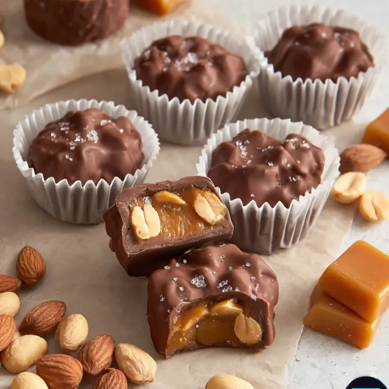 Salted Peanut Caramel ClustersIngredients Recipe