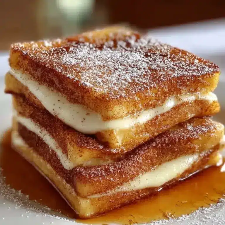 Churro Stuffed French Toast with Cinnamon Sugar Recipe