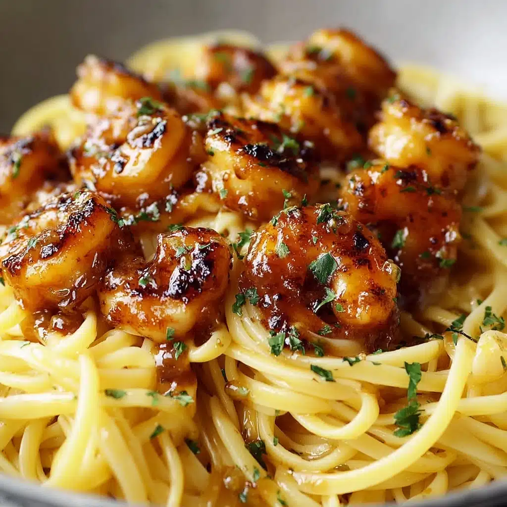 Plate the pasta and top with garlic butter chicken bites Recipe - Recipe Image