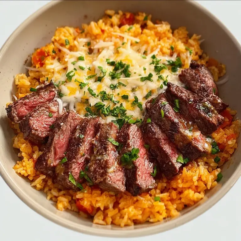Steak Queso Rice Recipe