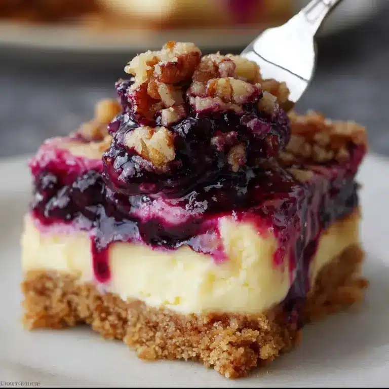 Cream Cheese Lemon Dessert with Blueberry Topping Recipe
